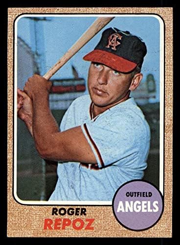 1968 Topps 587 Роджър Репоз Лос Анджелис Энджелз (Бейзболна картичка) Ню Йорк /MT Angels