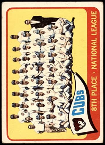 1965 Topps 91 Cubs Отбор Чикаго Къбс (Бейзболна картичка) ДОБРИ къбс