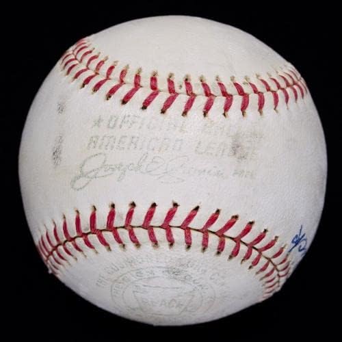 Най-известният сингъл Элмера Флика с автограф OAL Baseball 1971 Г. PSA & JSA - Бейзболни топки с автографи