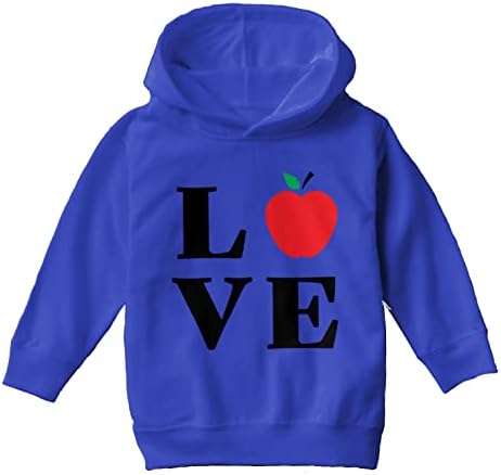 Haase Love Unlimited Apple - Малко, Събиране на Ябълки в градината /Youth Руното hoody с качулка