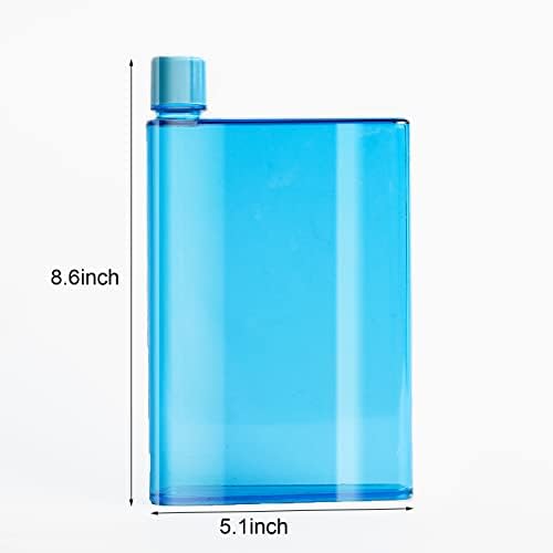 Множество тънка плоска бутилка за вода 420 мл Преносима - се побира в джоба си и произволен ъгъл.Преносима чаша за училище,
