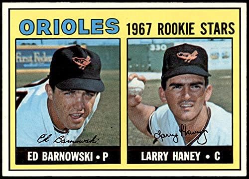 1967 Topps 507 Начинаещи Ориолс Лари Haynie /Ед Барновски Балтимор Ориолс (бейзболна картичка) NM+ Ориолс