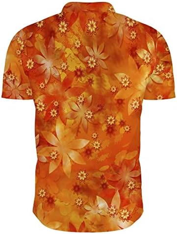 Забавни Хавайски Ризи за Мъже, Хавайски Ежедневни Ризи, Ризи с Къс Ръкав, Класически два цвята Лагерные Ризи, Блузи