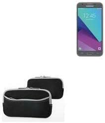 Калъф BoxWave за Samsung Galaxy J3 Emerge (Case by BoxWave) - Мек гащеризон с джоб, Мека чанта, Неопреновый чанта, джоб