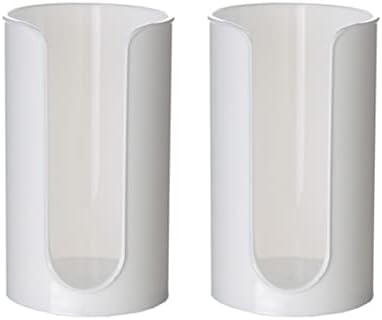 2 Пластмасови Опаковки за еднократна употреба хартиени чашки, Пластмасови чаши с дозатор, прозрачен поставка за чаши