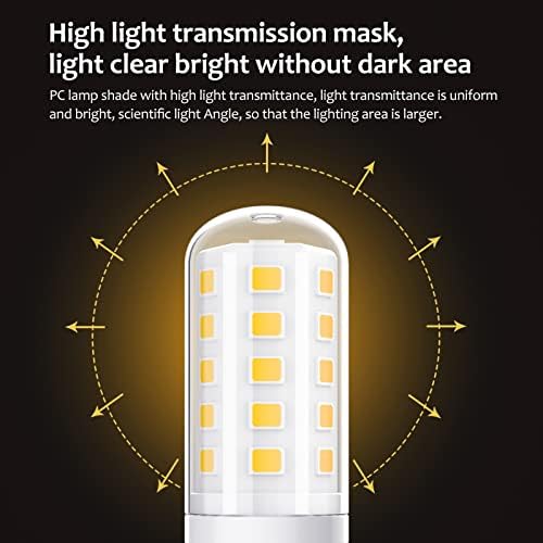 Sapiential Creation G9 Led лампа 4 W G9 Лампа T4 G9 Led Крушки Без регулиране на яркостта 40 W G9 Керамични халогенни