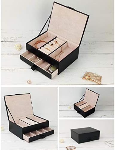 Настолна Кутия За съхранение, Тапицерия Кутия за подарък Кутия За бижута Декоративен Тава Калъф Подарък Дисплей Бижута