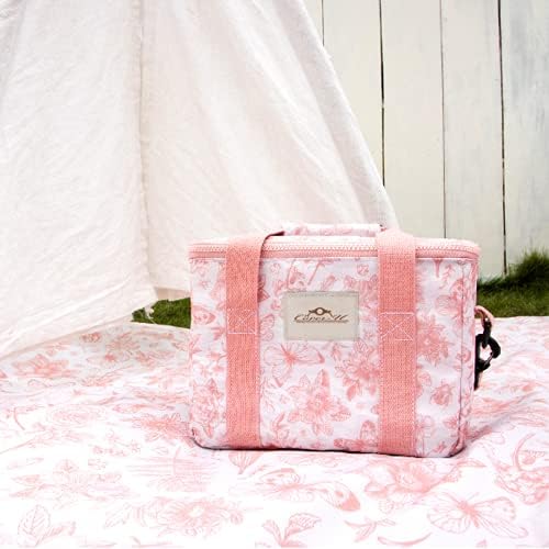 Изолирующая чанта Cover-U (Pink line art), Водоустойчива чанта за обяд, водоустойчива чанта за пикник, водоустойчива