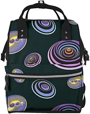Раници за смяна на пелени за мама Цветни-Космос-Galaxy Travel Bookbag Чанти За Памперси Back Pack