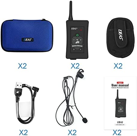 Група Слушалки MIMIRACLE, Система за комуникация Съдия със Слушалки-Слушалки, Bluetooth-Интерком за футболен Гандбола -2 опаковка