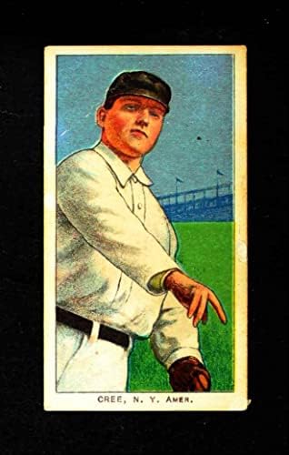 1909 T206 Птичка Кри Ню Йорк Янкис (Бейзболна картичка) VG йорк Янкис