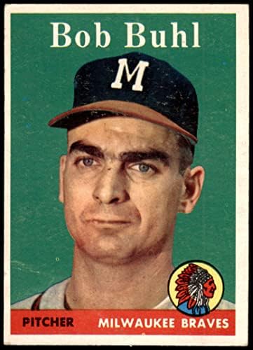 1958 Topps 176 Боб Бул Милуоки Брейвз (бейзболна картичка) VG Braves