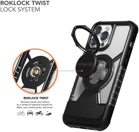 Rokform - Калъф за iPhone 13 Pro Max Crystal Case + Магнитно Закрепване за телефон на предното стъкло