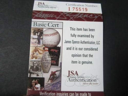 Гол на Трева Санди Аломар К. Чамблисс Джо Шарбоно подписа OAL Baseball JSA COA - Бейзболни топки с автографи