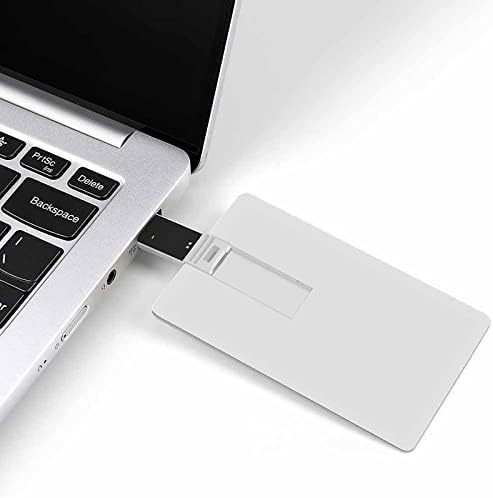 Цветни Следи от Мечка USB Флаш Дизайн на Кредитна карта, USB Флаш Устройство Персонализиран Ключ Memory Stick 32G