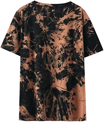 Есенно-Годишният Топ, Риза за Дами, Комфортна Цветна Дрехи, Модни Памучен Блуза с Кръгло деколте и Графичен Дизайн X8