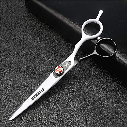 Професионален инструмент за подстригване на коса HEMATITE Hairdresser 6-инчов фризьорски ножици от стомана 440C, остри
