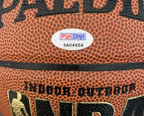 Това Сэтч Сандърс ПОДПИСА Баскетболен вход-изход + HOF 11 Селтикс ITP PSA / DNA С АВТОГРАФ - Баскетболни топки с автографи