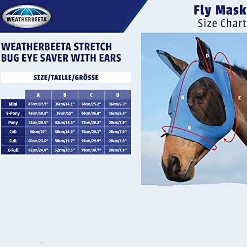 Защитна превръзка за очи WeatherBeeta Stretch Bug с уши - Принт в стила на индианците навахо с диаманти /Черно - Пълен