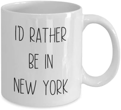 Предпочитам Да бъда В Ню Йорк Чаша, Ню Йоркские Сувенири, Чашата за Кафе на големи разстояния, Идеи за подаръци С Кляпом