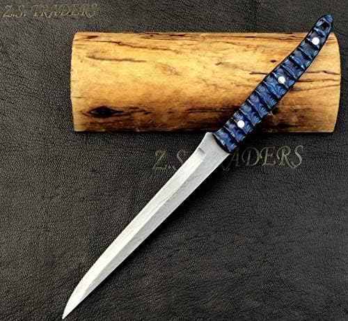 Обичай Дамасский нож за рязане на Филе Ръчно изработени 11,5 См с красива дървена дръжка Pakka