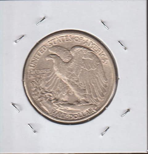 1946 Liberty Walking (1916-1947) (90% сребро) Избор на полдоллара, много е добър