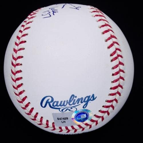 2010 Брайс Харпър До Начинаещ Лука 1:37 Подписан Сертификат OML MLB Бейзбол - Бейзболни топки с автографи