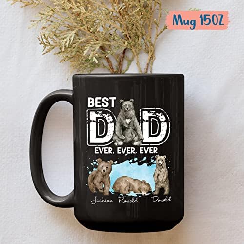 Подарък за Любителите на животни, най-Добрата Чаша за баща Мечка поръчка, Чашата за Кафе с Потребителски наречен Баща