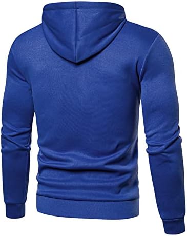 DuDubaby Пуловер Потребителски Блузи за Мъже Зима С Качулка В Грах Случайни Спортна Жилетка Hoody С Дълъг Ръкав