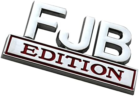 Стикери SSDD FJB Edition, Автомобили Стикер с 3D Релефни Букви, Емблема, Подмяна на метална икона на крило с силен лепило