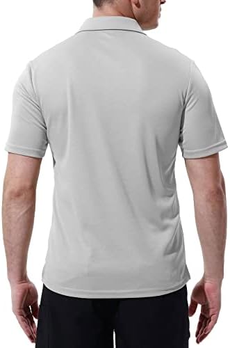 Мъжки ризи Поло Rdruko с Къс Ръкав, бързо съхнещи Спортни Ризи Игрища на Открито с Джоб