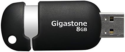 Флаш памет Gigastone GS-Z08GCNBL-R Classic обем 8 GB, Без капачка USB 2.0, Черен / Сребрист