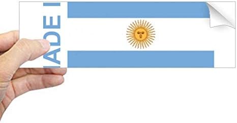 DIYthinker Направено в Аржентина Кънтри Любов Правоъгълна Стикер Върху Бронята на Стикер на Прозореца Лаптоп